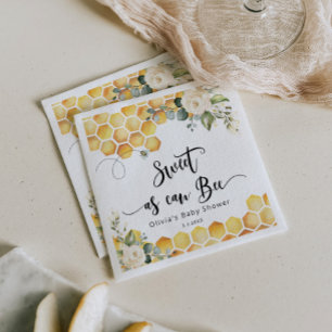 Serviette En Papier Doux comme peut être bumble baby shower abeille
