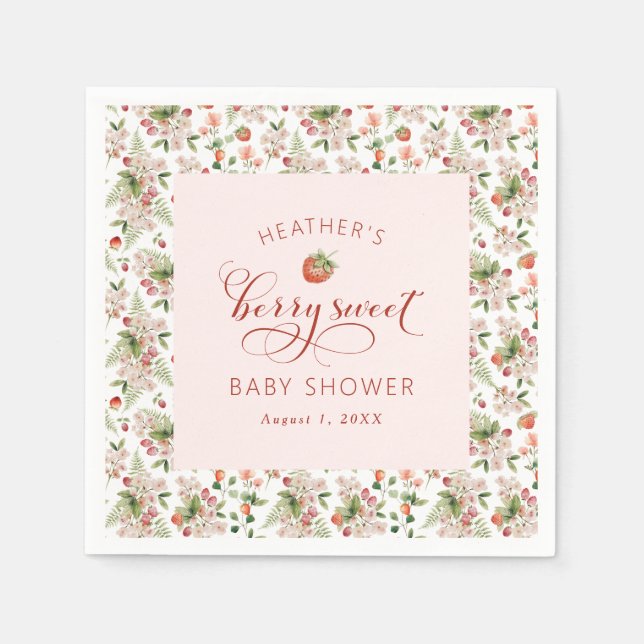 Serviette En Papier Doux de baie (Devant)