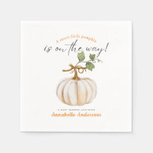 Doux petit Citrouille sur le chemin Baby shower