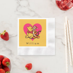Serviette En Papier Doux Winnie l'ourson et Tigger