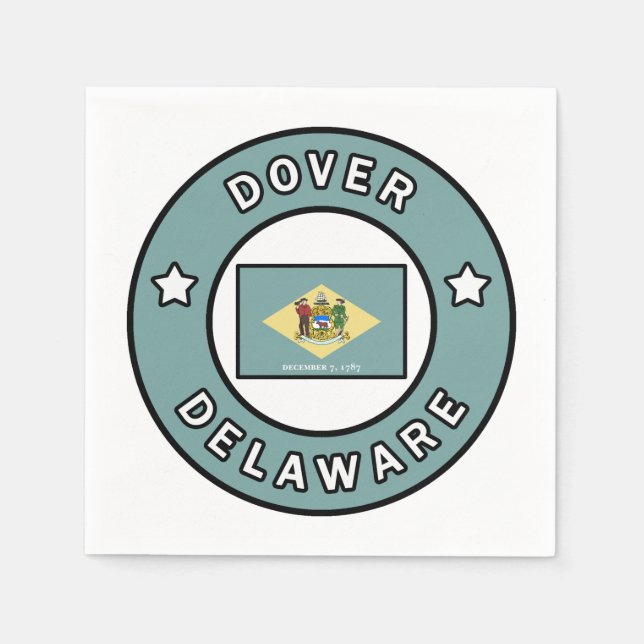 Serviette En Papier Dover Delaware (Devant)