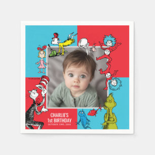 Serviette En Papier Dr. Seuss - Caractères ANNIVERSAIRE DE ENFANT