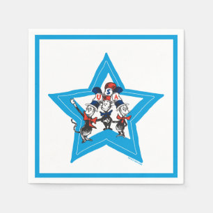 Serviette En Papier Dr. Seuss Chapeaux graphiques USA pour petits ch