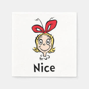 Serviette En Papier Dr Seuss Cindy-Lou Qui est Nice