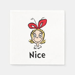 Serviette En Papier Dr. Seuss Cindy-Lou Who est gentille