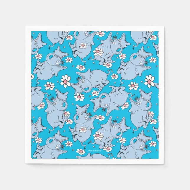 Serviette En Papier Dr. Seuss Horton entend un Qui (Devant)