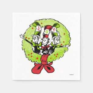 Serviette En Papier Dr Seuss  The Grinch  Who-ville Christmas Joy