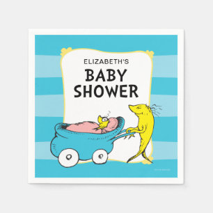 Serviette En Papier Dr Seuss Un poisson - Baby shower garçon