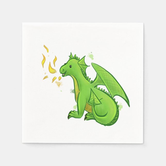 Serviette En Papier Dragon (Devant)