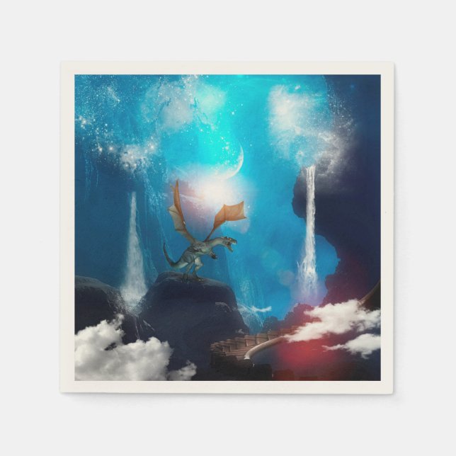 Serviette En Papier Dragon (Devant)