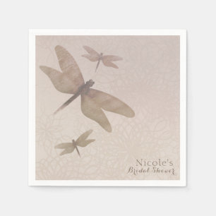 Serviette En Papier Dragonflies Vintage Dragonfly Chic Elegant Personn