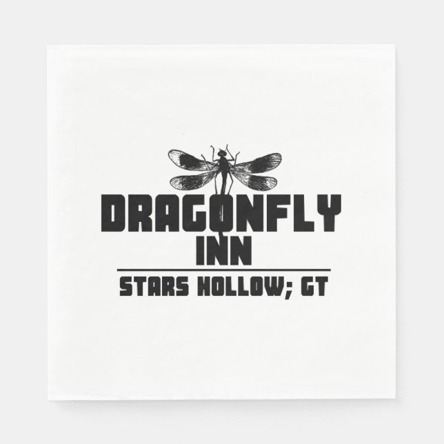 Serviette En Papier Dragonfly Inn (Devant)