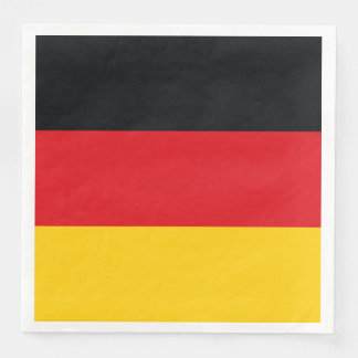 Serviette En Papier Drapeau allemand