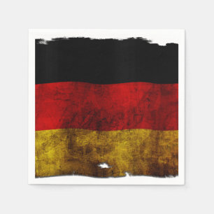 Serviette En Papier Drapeau allemand - Vintage...