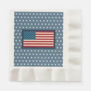 Serviette En Papier Drapeau américain patriotique barbecue 4 juillet P