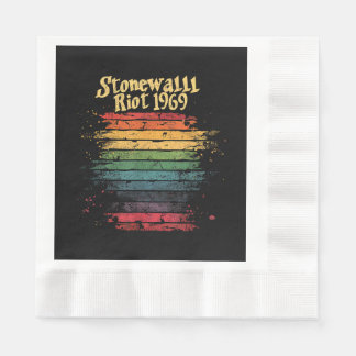 Serviette En Papier Drapeau arc-en-ciel du mois de la fierté gay Mur d