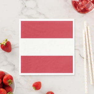 Serviette En Papier Drapeau autrichien