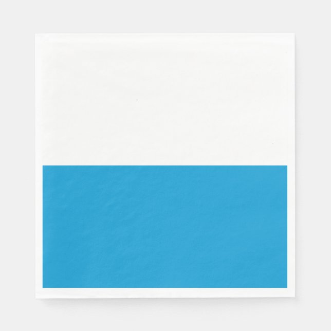 Serviette En Papier Drapeau bavarois (Devant)