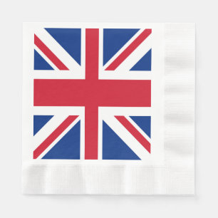 Serviette En Papier Drapeau britannique Royal Union Jack