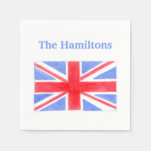 Serviette En Papier Drapeau britannique Union Jack Britannia
