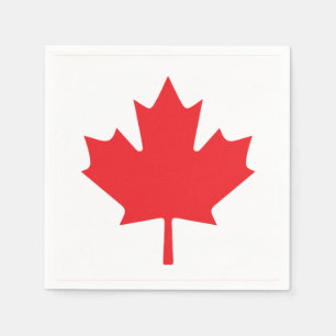 Serviette En Papier Drapeau canadien