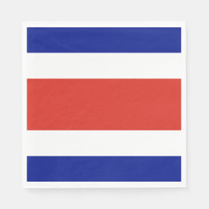 Serviette En Papier Drapeau civil du Costa Rica