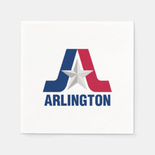 Serviette En Papier Drapeau d'Arlington, Texas Napkins