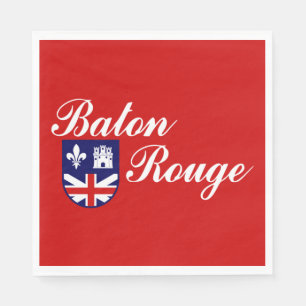 Serviette En Papier Drapeau de Baton Rouge (Louisiane)