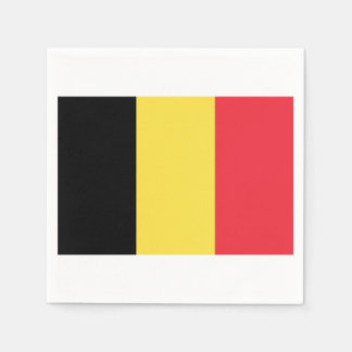 Serviette En Papier Drapeau de Belgique Papier serviettes