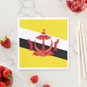 Serviette En Papier Drapeau de Brunei
