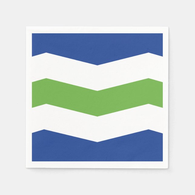 Serviette En Papier Drapeau de Burlington, Vermont (Devant)