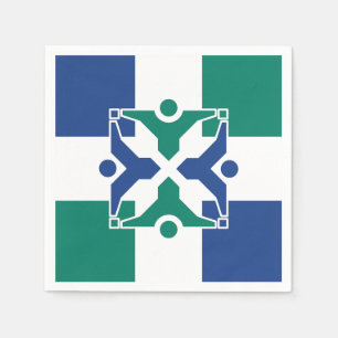 Serviette En Papier Drapeau de Columbia, Missouri