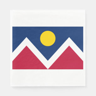 Serviette En Papier Drapeau de Denver (Colorado, USA)