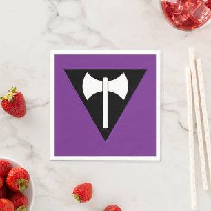 Serviette En Papier Drapeau de fierté lesbienne SlipperyJoe puissant s