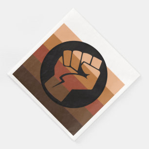 Serviette En Papier Drapeau de fierté POC