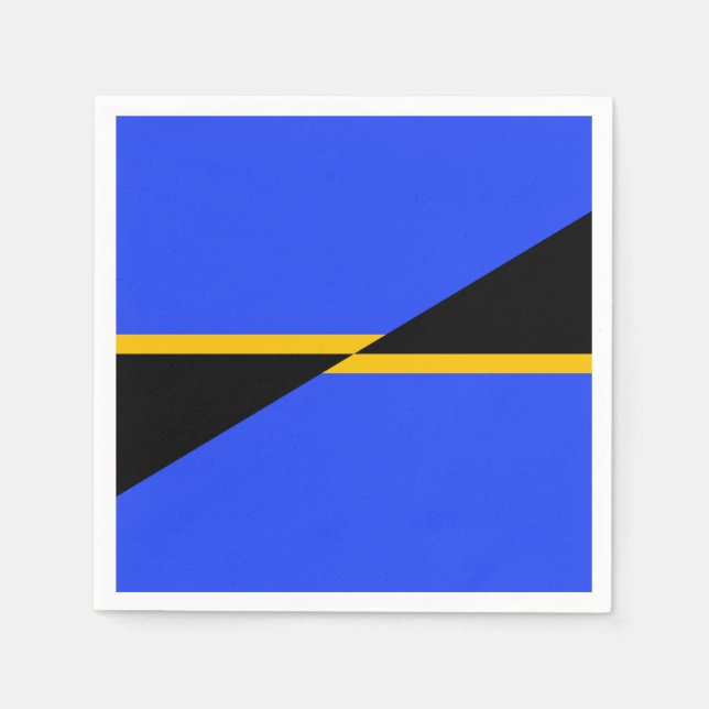 Serviette En Papier Drapeau de Folsom, Californie (Devant)