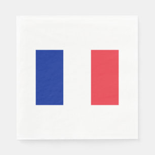 Serviette En Papier Drapeau de France Papier serviettes