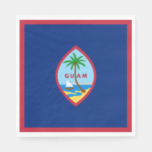 Serviette En Papier Drapeau de Guam