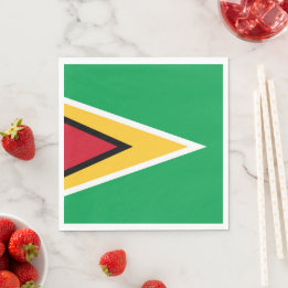 Serviette En Papier Drapeau de Guyana