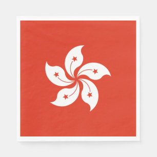 Serviette En Papier Drapeau de Hong Kong