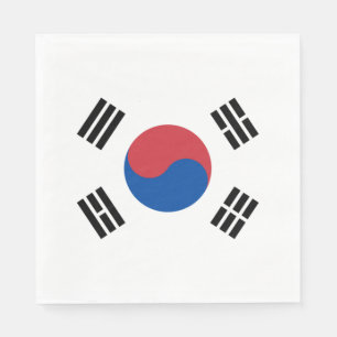 Serviette En Papier Drapeau de la Corée du Sud (ROK)