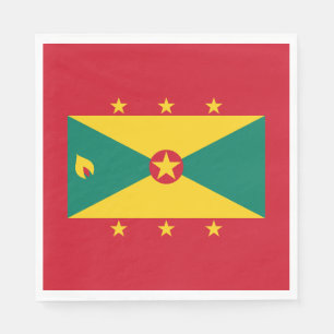 Serviette En Papier Drapeau de la Grenade