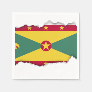 Serviette En Papier Drapeau de la Grenade