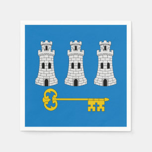 Serviette En Papier Drapeau de La Havane, Cuba Napkins