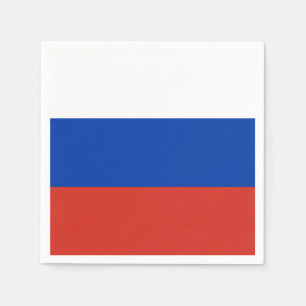 Serviette En Papier Drapeau de la Russie
