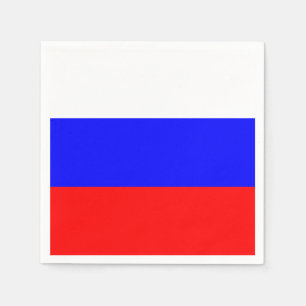 Serviette En Papier Drapeau de la Russie Papier serviettes