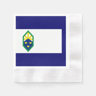Serviette En Papier Drapeau de la ville de Colorado Springs