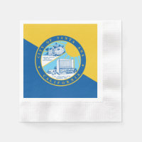 Drapeau de la ville de père Noël Ana