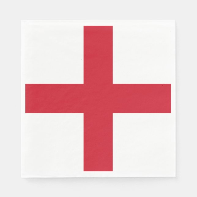 Serviette En Papier Drapeau de l'Angleterre (Devant)