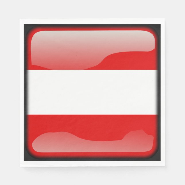 Serviette En Papier Drapeau de l'Autriche (Devant)